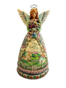 lot 23 image: Wonderful Jim Shore New Beginnings Heartwood Creek by ENESCO 9 Figurine
