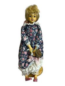 lot 43 image: Limited Edition (4197,500) Robert Raikes Original Morning Meadow Collection Claire 17 Wooden Doll