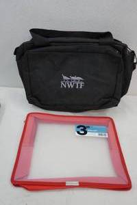 lot 111 image: NWTF case and 3 file folder