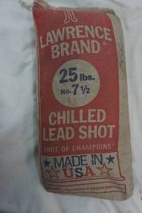 lot 115 image: 25 lbs. chilled lead shot