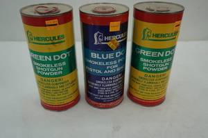 lot 142 image: Lot of 3 smokeless powder