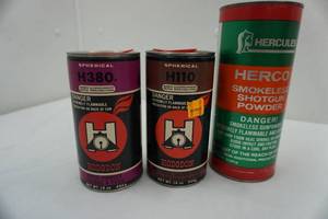 lot 143 image: Lot of 3 smokeless powder