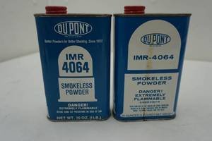 lot 144 image: Dupont Smokeless Powder Lot of 2