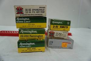 lot 93 image: 30 and 9 mm bullets