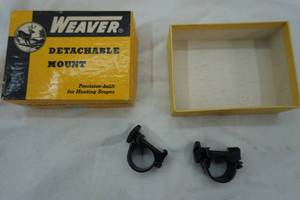lot 95 image: Weaver mounting top scope