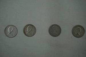 lot 193 image: Old Canadian Dimes