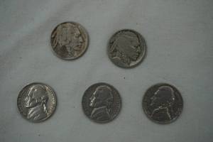lot 198 image: Buffalo Nickel Lot