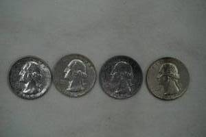lot 211 image: Silver Quarters 4ct