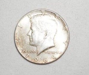 lot 236 image: 1964 Kennedy Half Dollar coin