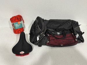 lot 48 image: Hammock, Bike Seat, Duffle Bag