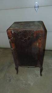 lot 75 image: Oak Music Cabinet - Asis