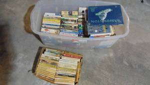 lot 178 image: Large Tote of Paperback Books