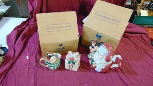 lot 79 image: St Nicholas Teapot and Sugar & Cremer- Brand New