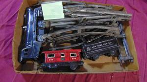 lot 120 image: Vintage Wind up Train and Track