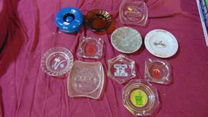 lot 140 image: 10 Misc Ashtrays- Mostly Hotels in this lot