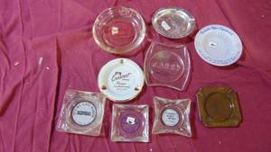 lot 156 image: 9-Ashtrays- ND Business Adverting