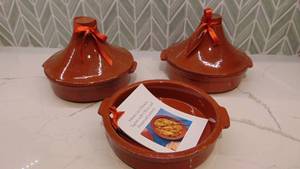 lot 164A image: Lot of 3 Tagine Vessels- Some Asis