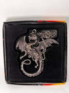 Flying Dragon Knife Necklace with Chain
