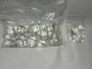 Lot of Clear Crystal Prism Pendants
