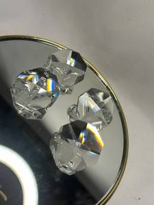 Set of 4 Swarovski Crystal Octagon Beads