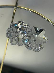 Pair of Swarovski Crystal Snowflake Pendants