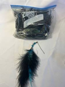 Set of Feather and Bead Jewelry with Assorted Components