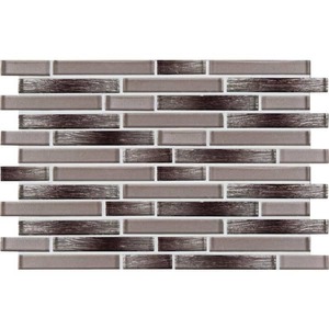 lot 43 image: MSI Champagne Blend 12 in. x12 in. Glossy Glass Mosaic Tile (63 sq. ft. )