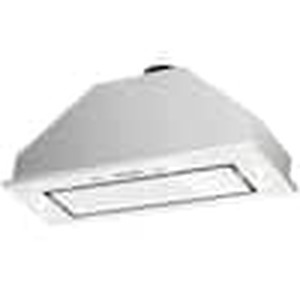 lot 71 image: 28 in. 900 CFM Convertible Insert Range Hood in Stainless Steel and White Glass with LED Lights