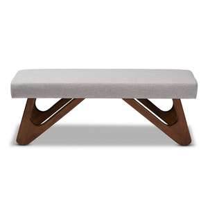 lot 126 image: Rika Greyish Beige Bench