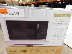lot 70 image: 1.7 cu. ft. 1000-Watt Over the Range Microwave in Black