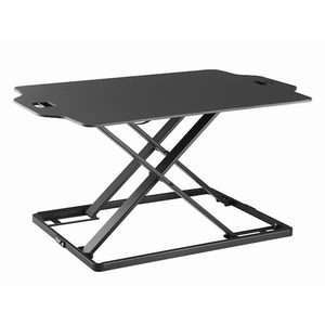 lot 144 image: Quick Release Standing Desk Riser in Black