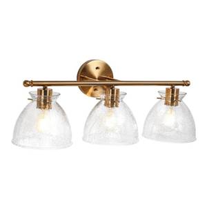 lot 146 image: Vodralyllo 3-Light Gold Vanity Light