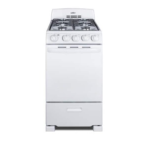 lot 165 image: Summit Appliance 20 in. 2.3 cu. ft. Gas Range in White