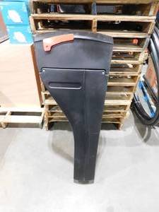 lot 148 image: Step2 MailMaster Streamline Large Resin Overpost Mailbox and Post Combo Black Onyx