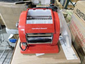 lot 173 image: Hamilton Beach Red Electric Pasta Machine