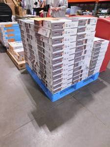 lot 194 image: TrafficMaster Dark Grey Slate 3 MIL x 12 in. W x 12 in. L Peel and Stick Water Resistant Vinyl Tile Flooring (1380 sqft)