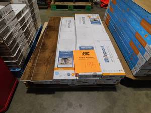 lot 195 image: Lifeproof Copperhill 22 MIL x 7.1 in. W x 48 in. L Click Lock Waterproof Luxury Vinyl Plank Flooring (187 sqft)