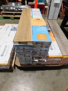 lot 196 image: Malibu Wide Plank French Oak Alturas 22 MIL 7.2 in. x 48 in. Click Lock Waterproof Luxury Vinyl Plank Flooring (344 sq. ft)