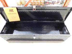lot 210 image: Karl home 49 in. Black Aluminum Underbody Truck Tool Box with Keys