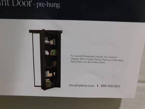 lot 214 image: 36 x 80 Murphy Door--Book Case Door