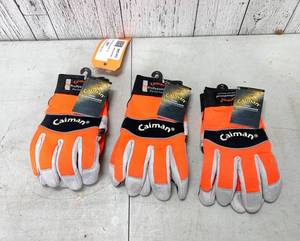 lot 245 image: Caiman Hi-Viz Mechanics Gloves