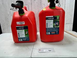 lot 409 image: 5 Gallon Gasoline Cans