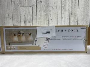 lot 420 image: Vanity Light Missing one shade