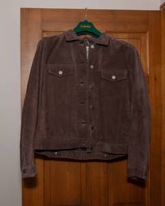 lot 23 image: Womens Brown Suede Leather Serenity Jacket - Size XL