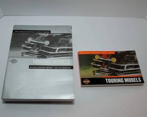 lot 25 image: Harley Davidson Touring Models 2002 Service Manual and Owners Manual