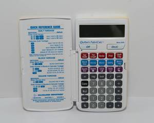 lot 75 image: Quilters Fabric Calculator