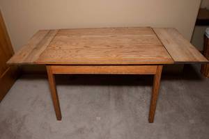 lot 70 image: Wood Table with Extending Leaves
