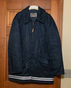 lot 90 image: Golden Fleece Industrial Outerwear Jacket Featuring Titan Cloth and Titan Construction - Northwest Airlines - Size XL
