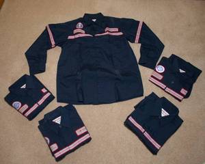 lot 91 image: Northwest Airlines Aircraft Maintenance by Brookhurst Size Medium Long Sleeve and Short Sleeve Shirts