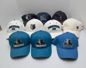 lot 107 image: Timberwolves Hats